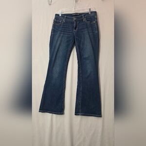 Express Jeans Boot Stella Low Rise Women's size 8s Dark Wash Blue Denim jeans